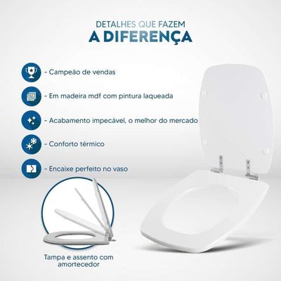 Assento Sanitário Soft Close Stylus Verde Itapoa Para Vaso Celite