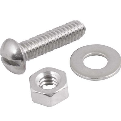 Parafuso Máquina Inox 1-4x1 Cabeça Redonda 4 Peças Vonder
