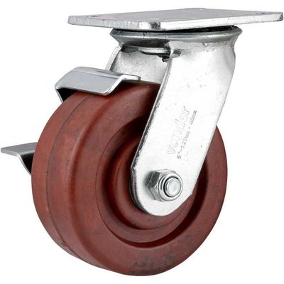 Rodizio Giratório Com Freio 5'' Celeron Industrial Vonder