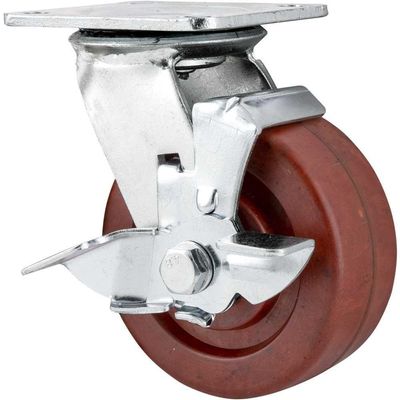 Rodizio Giratório Com Freio 5'' Celeron Industrial Vonder