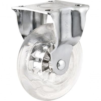 Rodizio Fixo 2 Leve 35kg Poliuretano Transparente Vonder