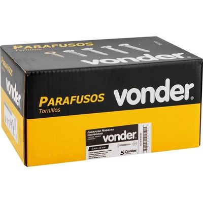 Parafuso Madeira 4,5x40 Chipb Cabeça Fl Ph 500 Peças Vonder