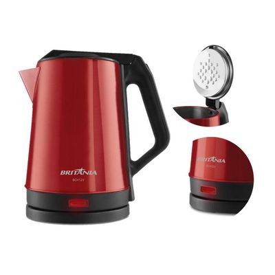 Chaleira Elétrica 1.9L BCH12V Britânia Vermelha 110V