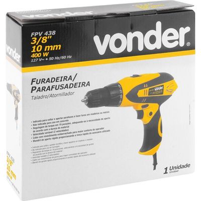 Furadeira-parafusadeira 3-8" Fpv 438 Vonder 110V