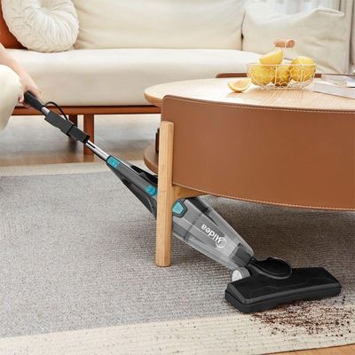 Aspirador De Pó Vertical 2 Em 1 Preto E Azul Midea VVA21P1 110V