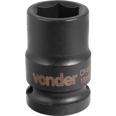 Soquete Sextavado De Impacto Enc 1-2" 15mm Aço Cromo Vonder