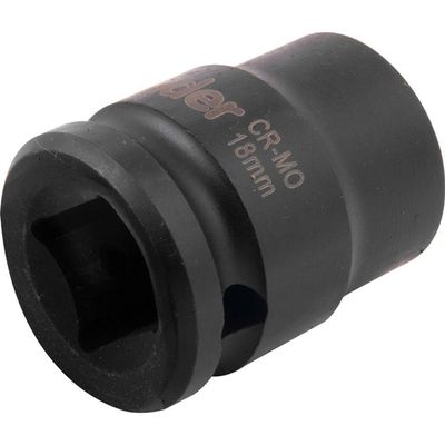 Soquete Sextavado De Impacto Enc 1-2" 18mm Aço Cromo Vonder