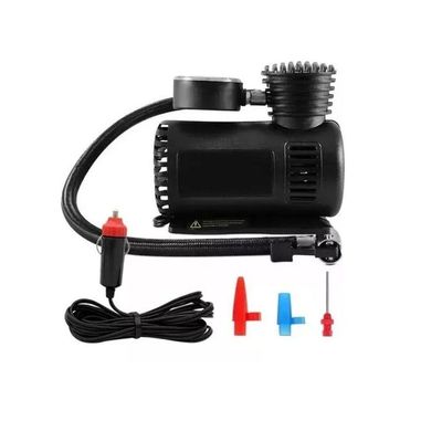 Mini Compressor Bomba De Ar Veicular Portátil Manômetro 12V