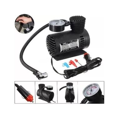 Mini Compressor Bomba De Ar Veicular Portátil Manômetro 12V