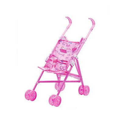 Carrinho De Boneca Estampado Rosa