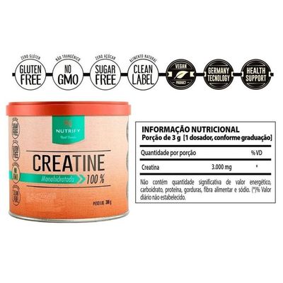 100% Creatine (300g) - Padrão: único