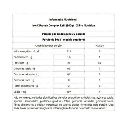 Iso-x Protein Complex (2kg) - Sabor: Chocolate