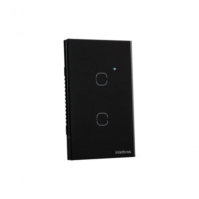 Interruptor Smart Wi-fi Touch 2 Preto Mis 1002 4850060