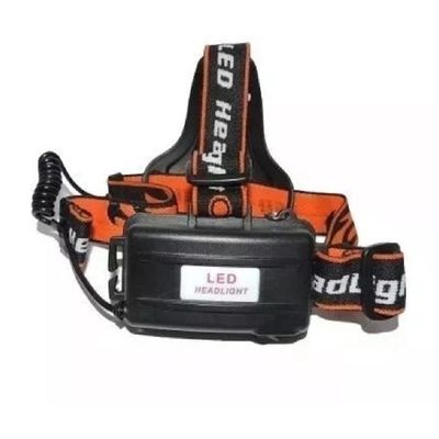 Lanterna De Cabeça Profissional Headlight Com Zoom Ajustável 2 Baterias