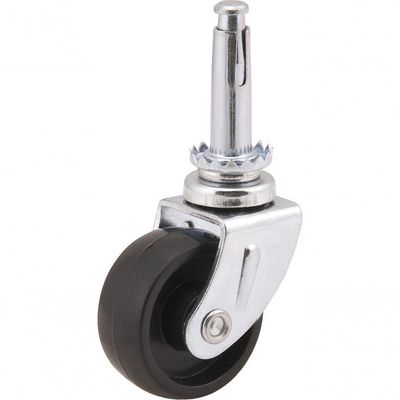 Rodizio Giratório Simples 40mm 20kg Nylon Pino Cone 8x38mm R