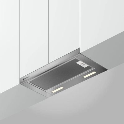 Depurador De Ar Electrolux 60cm Retrátil Inox Efficient Com Luz De Led DE6RS 110V