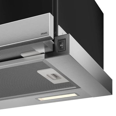 Depurador De Ar Electrolux 60cm Retrátil Inox Efficient Com Luz De Led DE6RS 220V