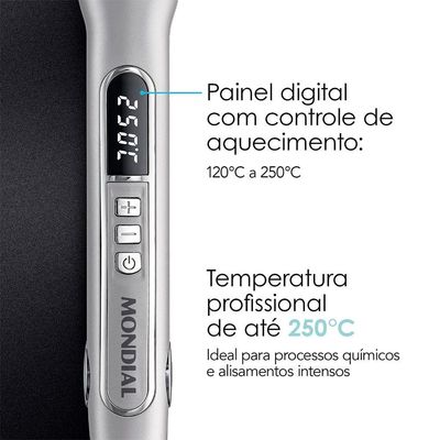 Prancha Progressiva Mondial Ultra Liss Pro 250°C P-02-PRO Bivolt
