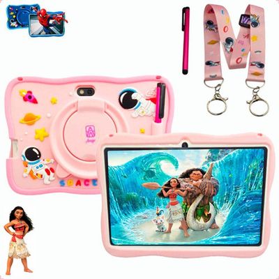 Tablet A15 Android +caneta De Touch Kids Astronauta 64gb 4gb Ram (rosa)