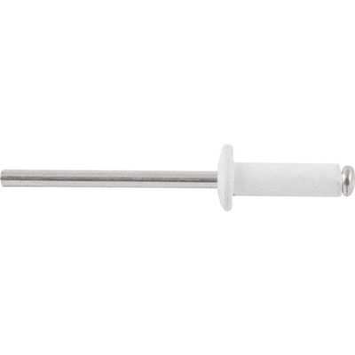 Rebite Alumínio Branco 3,2x6,0 Com 100 Peças - Nove54