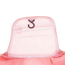 Necessaire Feminina Viagem Gancho Mala Organizadora Pendurar Rosa