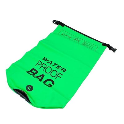 Bolsa Mochila Impermeavel Saco Estanque 5 Litros Camping Bag Verde