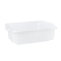 Caixa Plástica Empilhável Com Tampa 10l Plasvale - 44x29x13cm (cxlxa) Branco