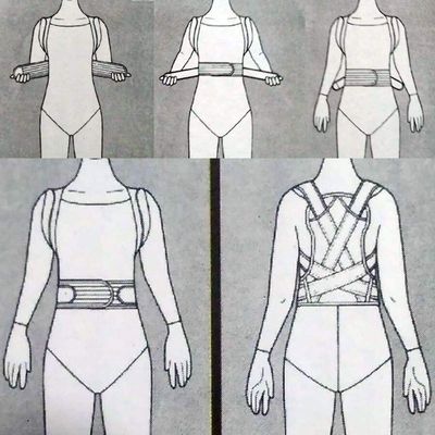 Colete Lombar Reforçada Corretor Postural Para Coluna Tamanho:p