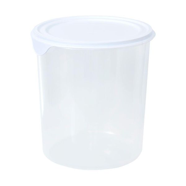 Pote Plástico Para Mantimentos 2,3l Plasvale Branco