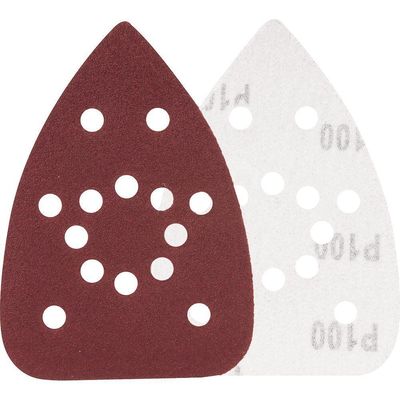 Lixa Delta Costado Em Pluma 140x140x93mm G100 10 Pçs Vonder