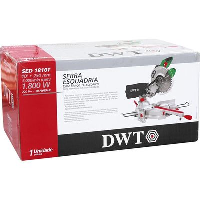 Serra Esquadria 10'' Com Braço Telescópico Sed1810t Dwt 220V