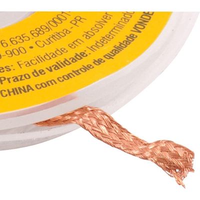 Fita-malha Dessoldadora 2,5mm X 1,5m Vonder
