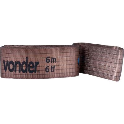 Cinta Elevação De Carga Vonder 7:1 6 Metros 5 Toneladas