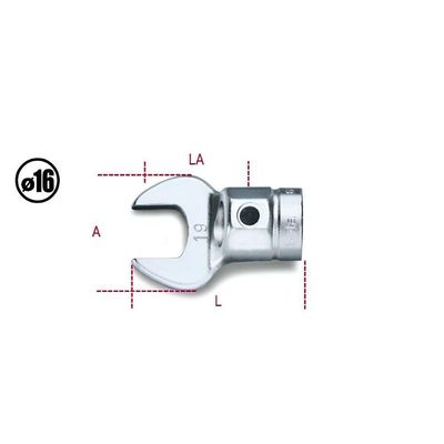 Chave Fixa Para Torquímetro Sem Cabeça 36 Mm 642 36 Beta