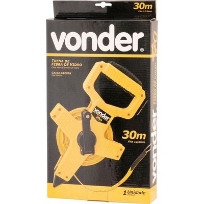 Trena Fibra 30mx12,5mm Longa Aberta Vonder