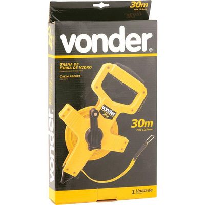 Trena Fibra 50mx12,5mm Longa Aberta Vonder