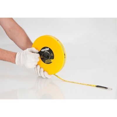 Trena Fibra 50mx12,5mm Longa Fechada - Vonder