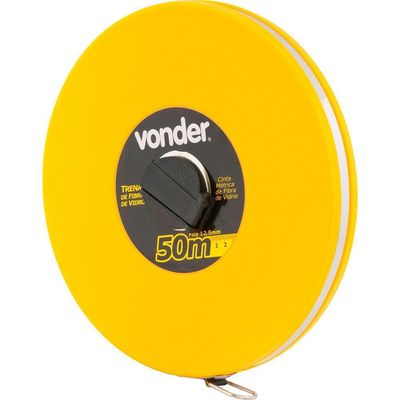 Trena Fibra 50mx12,5mm Longa Fechada - Vonder