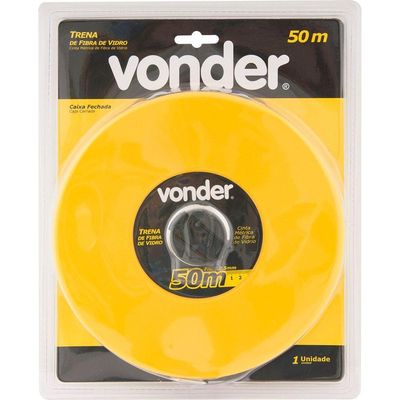 Trena Fibra 50mx12,5mm Longa Fechada - Vonder