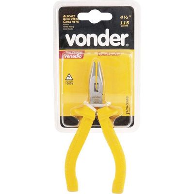 Alicate Bico Meia Cana 4.1-2" Reto Isol. 1000v Vonder