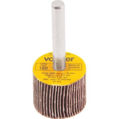 Roda De Lixa 25x20mm Com Haste G180 - Vonder