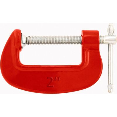 Jogo Grampo Tipo C Com 1",2",3" Ferro Fundido Leve - Nove54