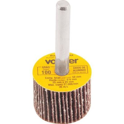 Roda De Lixa 25x20mm Com Haste G100 - Vonder