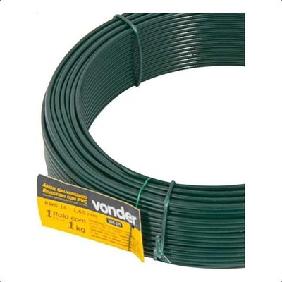 Arame Revestido Pvc Com 01kg Verde BWG16 Vonder