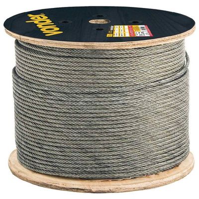 Cabo De Aço Af 1-8" Alma De Fibra 6x7 Galv Com 100m Vonder