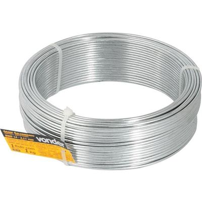 Arame Galvanizado Comercial 2,11mm Com 01kg BWG14 - Vonder