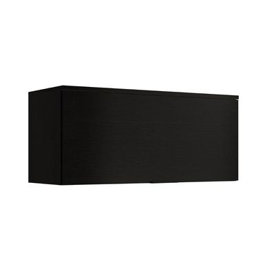 Armário Aéreo Para Cozinha Alpha 2503 Com 1 Porta Basculante 80cm Preto - Carraro