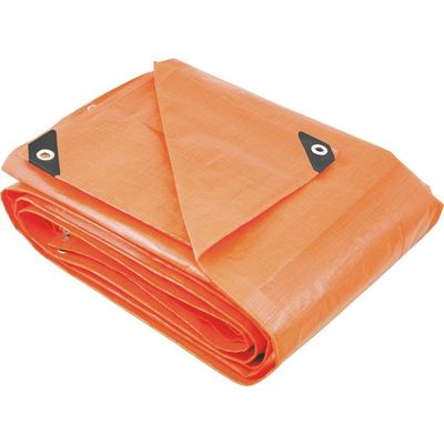Lona Polietileno 7x5m Laranja 200 Micras Reforçada - Vonder