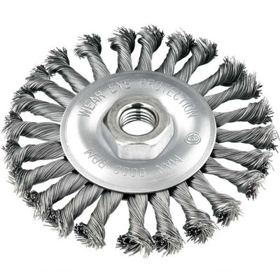 Escova Circular Torcida 4x1-2 Rosca M14 12500rpm Vonder