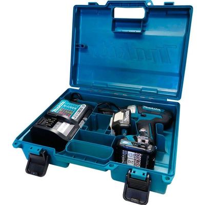 Parafusadeira De Impacto Sem Fio 12V Torque 110n.m 2 Baterias Carregador E Maleta Td110dwye Makita